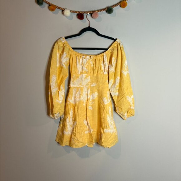 Sabo Skirt yellow floral Monroe dress - Picture 6 of 6